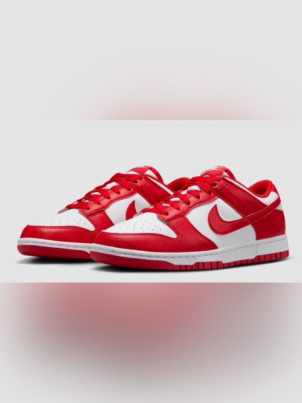 NWOT Nike Dunk Low Sneakers - Gym Red - Size 8